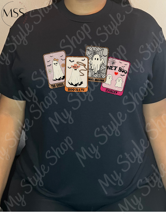 Halloween Card Shirt | Gildan | Black | Texas Orange | Unisex | DTF My Style Shop