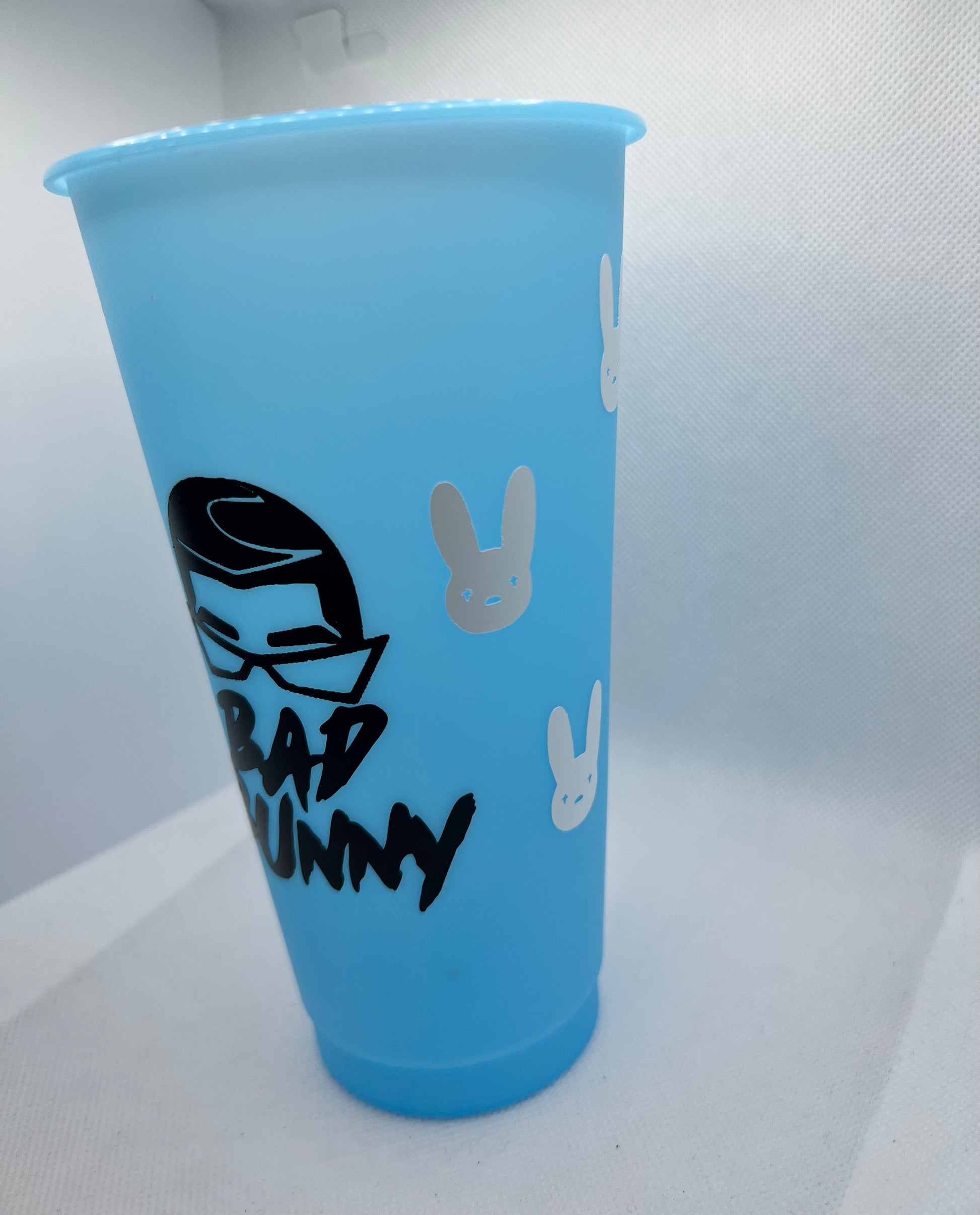 Bad Bunny Cold Cup | 24 oz | Bunny Logo | Color Changing | My Style Shop